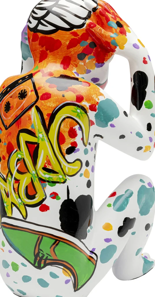 Figurina decorativa Graffiti Monkey 40cm - KARE