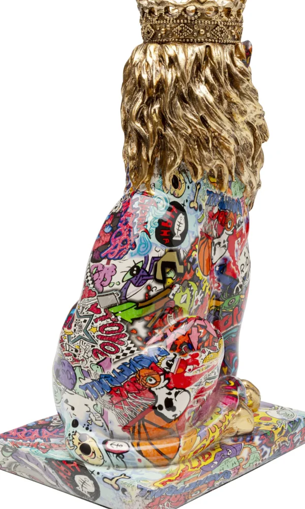 Figurina decorativa Graffiti King Lion 29cm - KARE