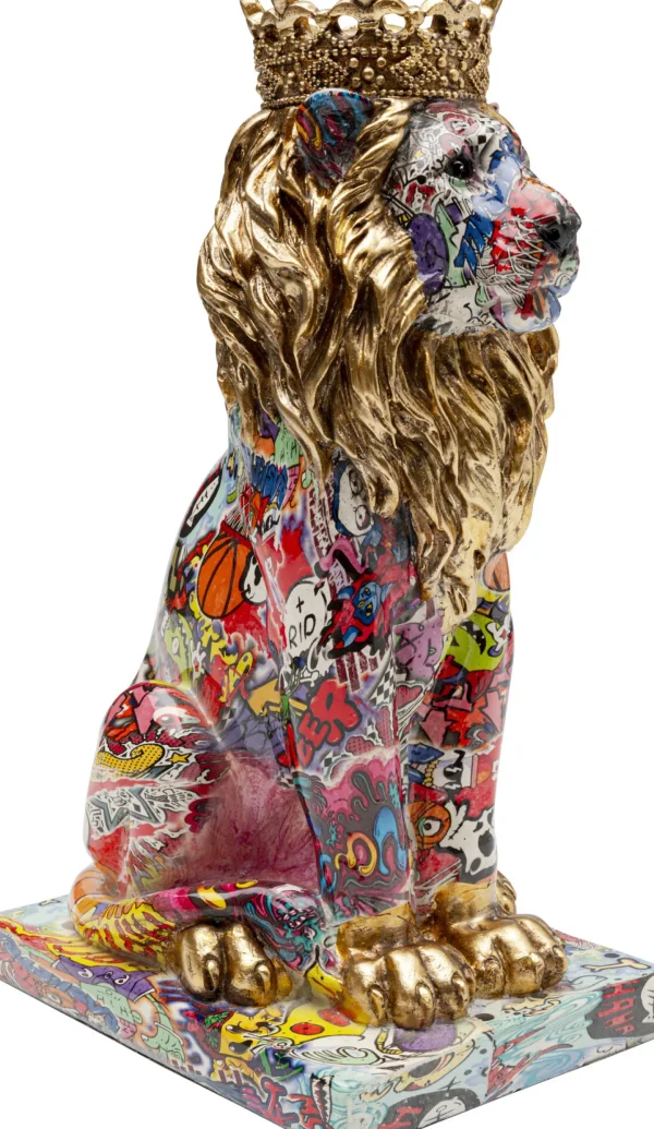 Figurina decorativa Graffiti King Lion 29cm - KARE