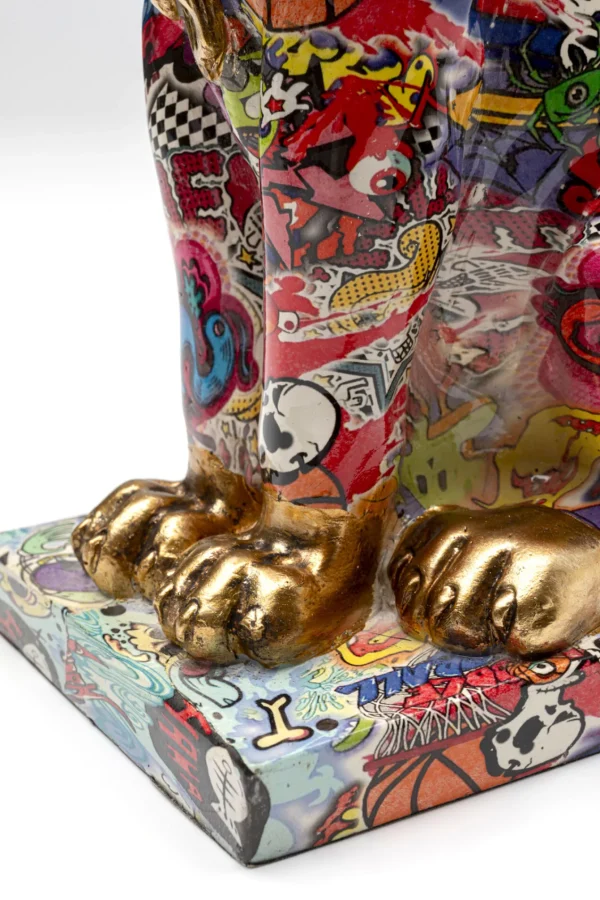 Figurina decorativa Graffiti King Lion 29cm - KARE