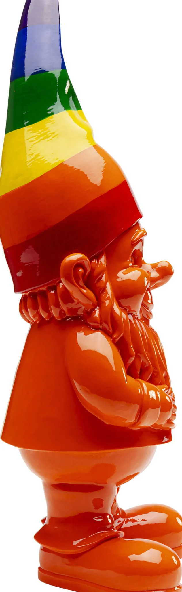 Figurina decorativa Nano Rainbow arancione 46cm - KARE
