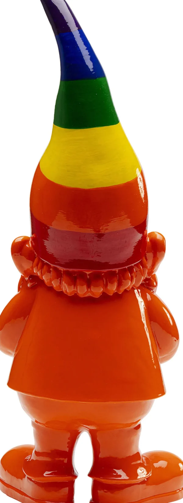 Figurina decorativa Nano Rainbow arancione 46cm - KARE