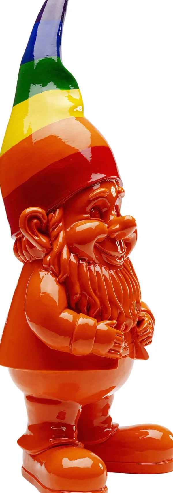 Figurina decorativa Nano Rainbow arancione 46cm - KARE