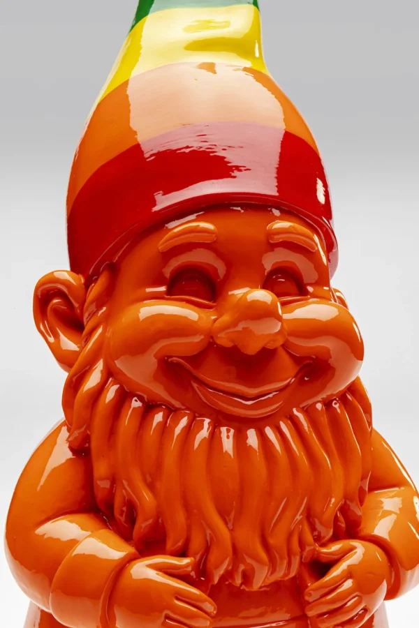 Figurina decorativa Nano Rainbow arancione 46cm - KARE