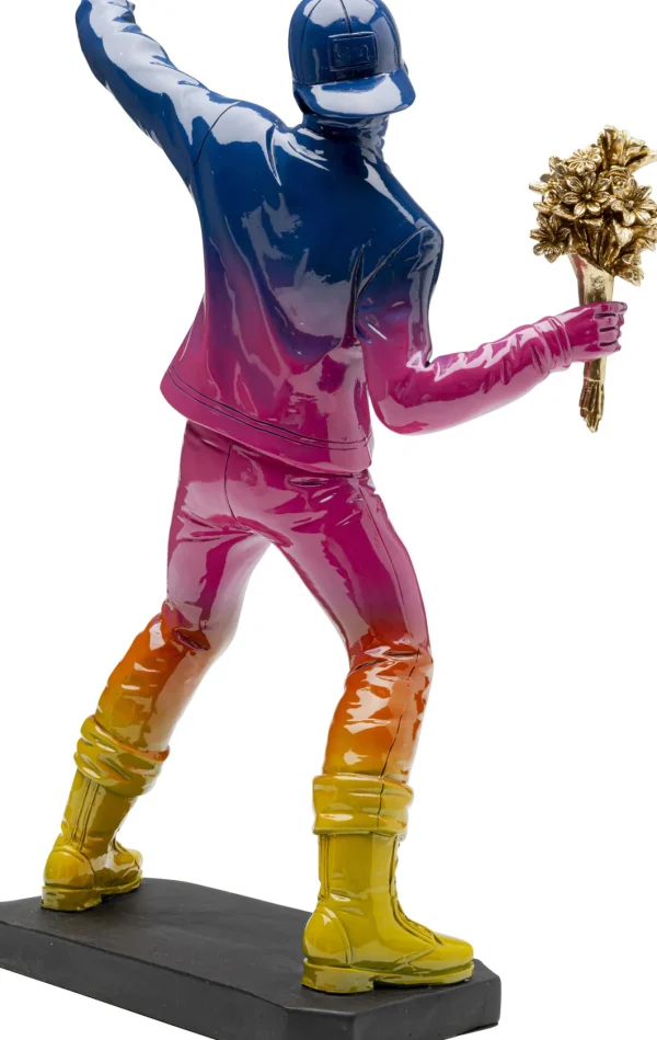 Figurina decorativa Street Art Bouquet Rainbow 41cm - KARE