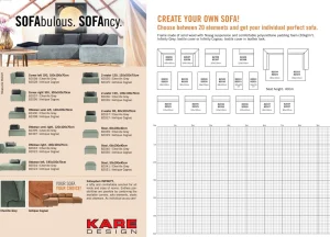 INFINITY ELEMENTS POUF 68 GRIGIO - KARE