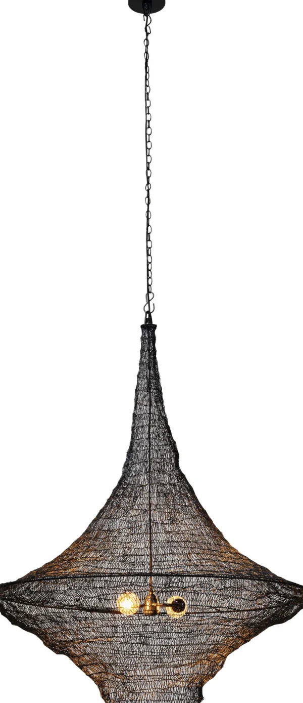 Lampada a sospensione / Lampadario "Cocoon Black" nero Ø89cm - KARE