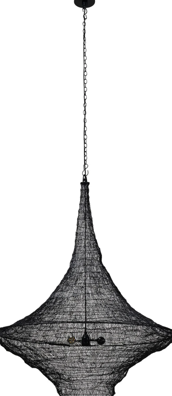 Lampada a sospensione / Lampadario "Cocoon Black" nero Ø89cm - KARE