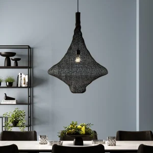 Lampada a sospensione / Lampadario "Cocoon Black" nero Ø89cm - KARE