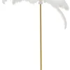 Lampada a stelo Feather Palm bianco 165cm - KARE