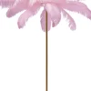 Lampada a stelo Feather Palm pink 165cm - KARE