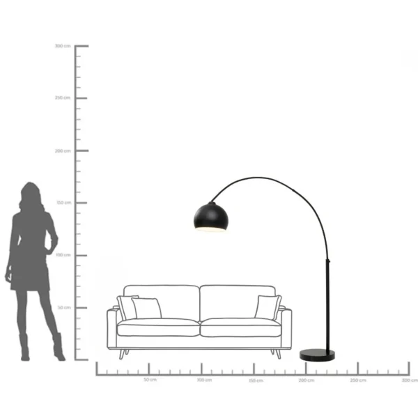 Lampada a stelo Lounge  piccolo Deal Eco 175cm - KARE