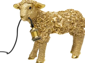 Lampada da tavolo Animal Flower Sheep oro 36cm - KARE