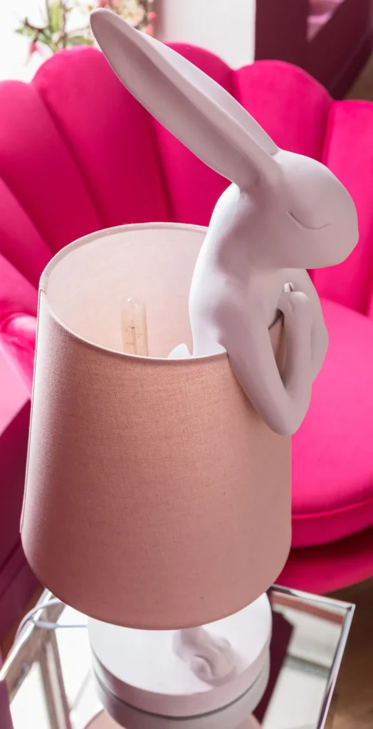 Lampada Da Tavolo Animal Rabbit Bianco 68cm - KARE