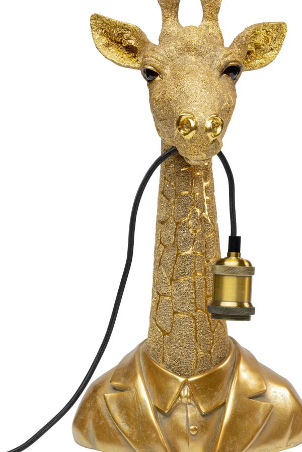 Lampada da tavolo Animal Giraffe oro 50cm - KARE