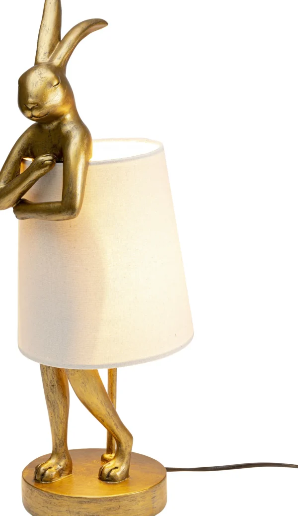 Lampada da tavolo Animal Rabbit oro/bianco 50cm - KARE