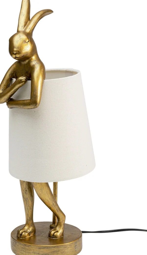 Lampada da tavolo Animal Rabbit oro/bianco 50cm - KARE