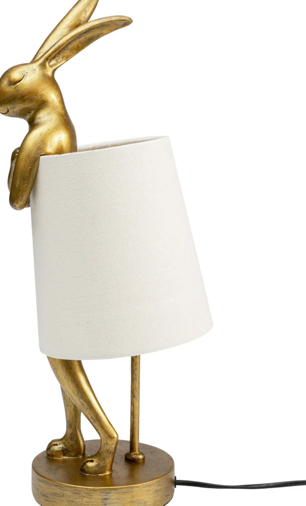 Lampada da tavolo Animal Rabbit oro/bianco 50cm - KARE