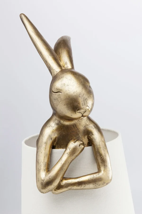 Lampada da tavolo Animal Rabbit oro/bianco68cm - KARE