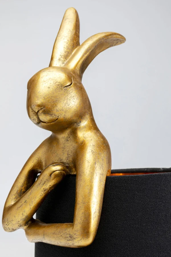 Lampada da tavolo Animal Rabbit oro/nero 50cm - KARE