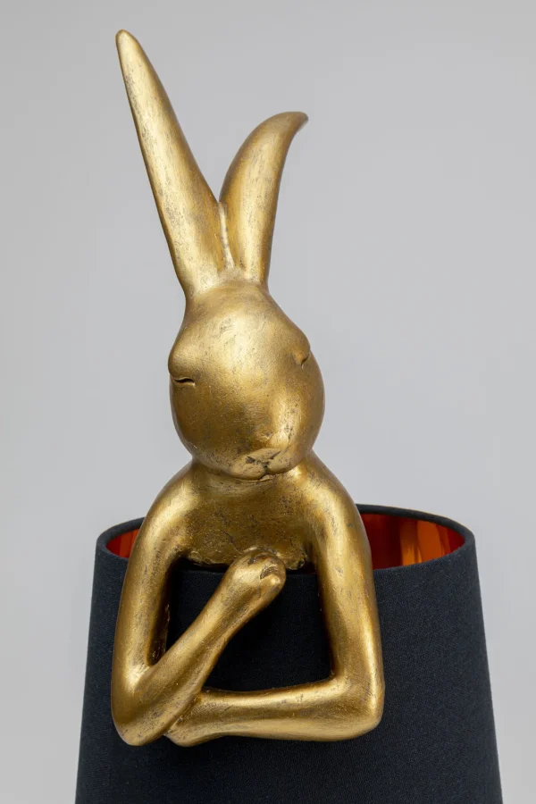 Lampada da tavolo Animal Rabbit oro/nero 68cm - KARE