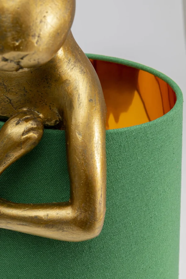 Lampada da tavolo Animal Rabbit oro/verde 68cm - KARE