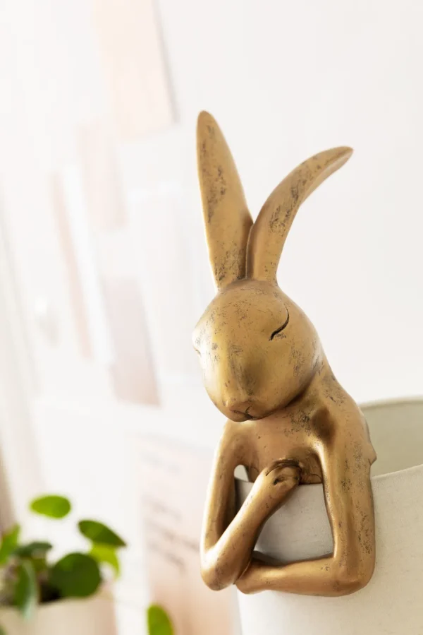 Lampada da tavolo Animal Rabbit oro/bianco68cm - KARE