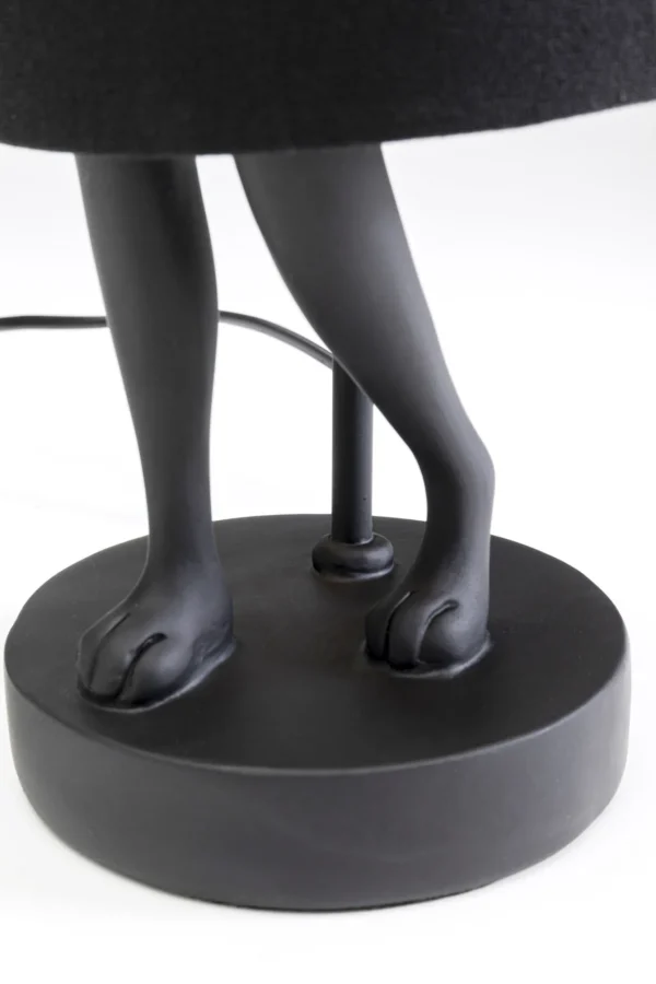 Lampada da tavolo Animal Rabbit nero opaco 50cm - KARE