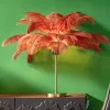 Lampada da tavolo Feather Palm Rusty Red 60cm - KARE