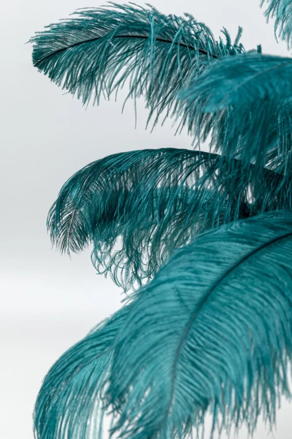 Lampada da tavolo Feather Palm verde 60cm - KARE