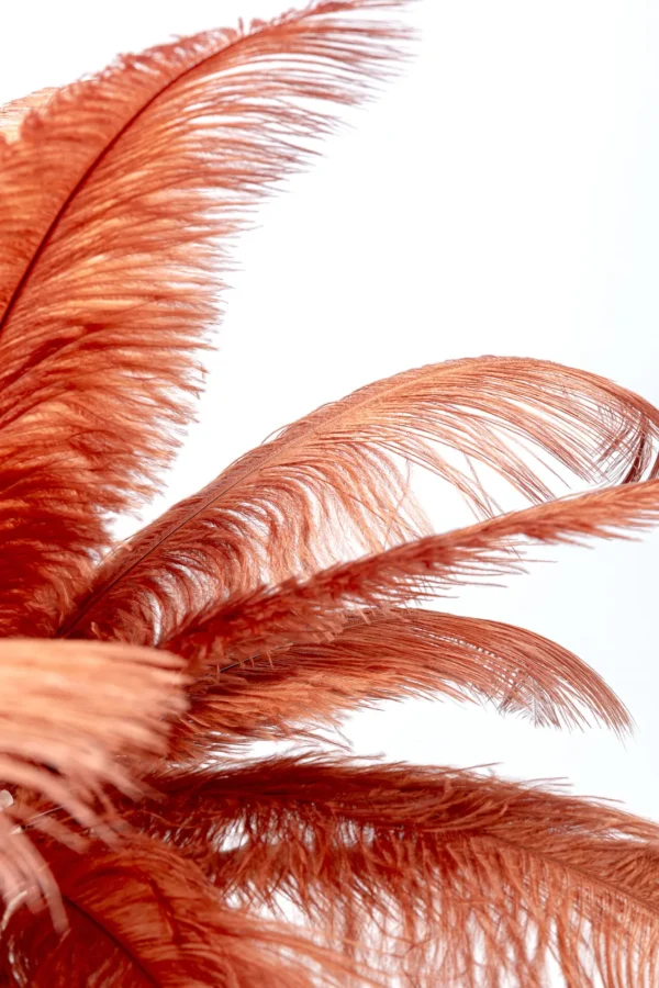 Lampada da tavolo Feather Palm Rusty Red 60cm - KARE