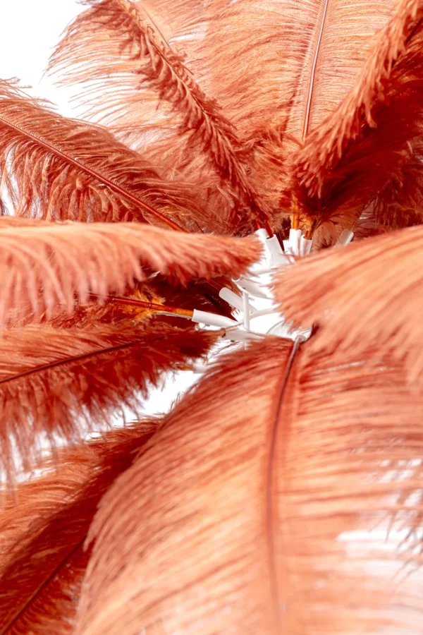 Lampada da tavolo Feather Palm Rusty Red 60cm - KARE