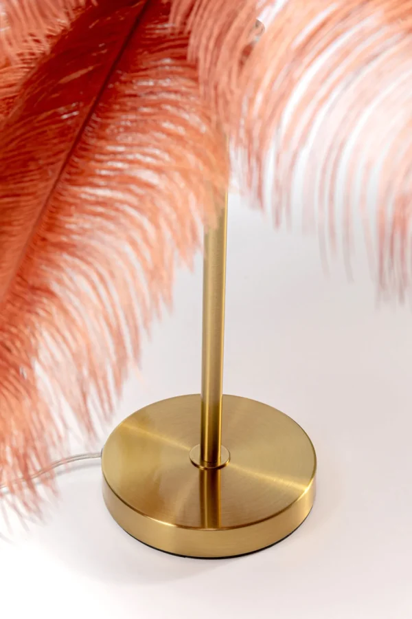 Lampada da tavolo Feather Palm Rusty Red 60cm - KARE