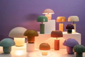 Lampada da tavolo Mushroom Duo Saturday 20cm - KARE