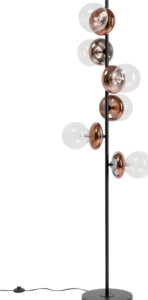 lampada da terra Double Bubble rame 165cm - KARE