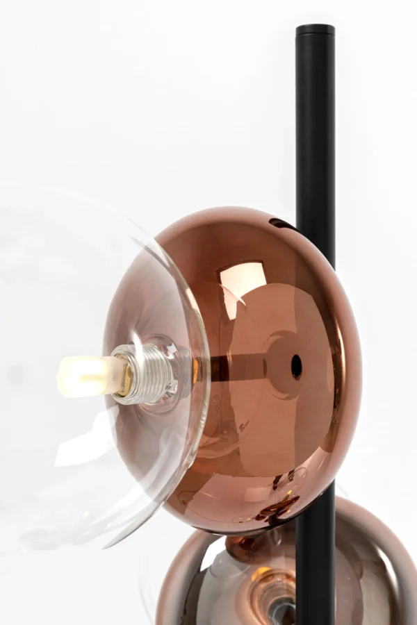 lampada da terra Double Bubble rame 165cm - KARE