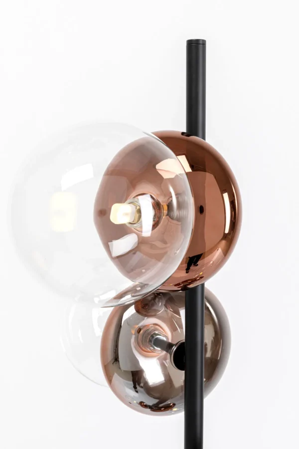 lampada da terra Double Bubble rame 165cm - KARE