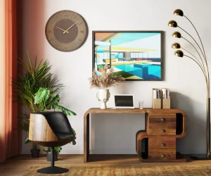 LAMPADA DA TERRA FIVE FINGERS OTTONE - KARE