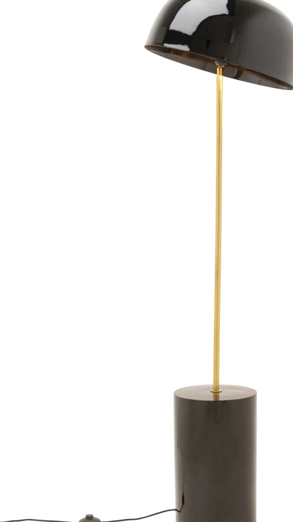 Lampada da terra Loungy Nera 160 cm - KARE