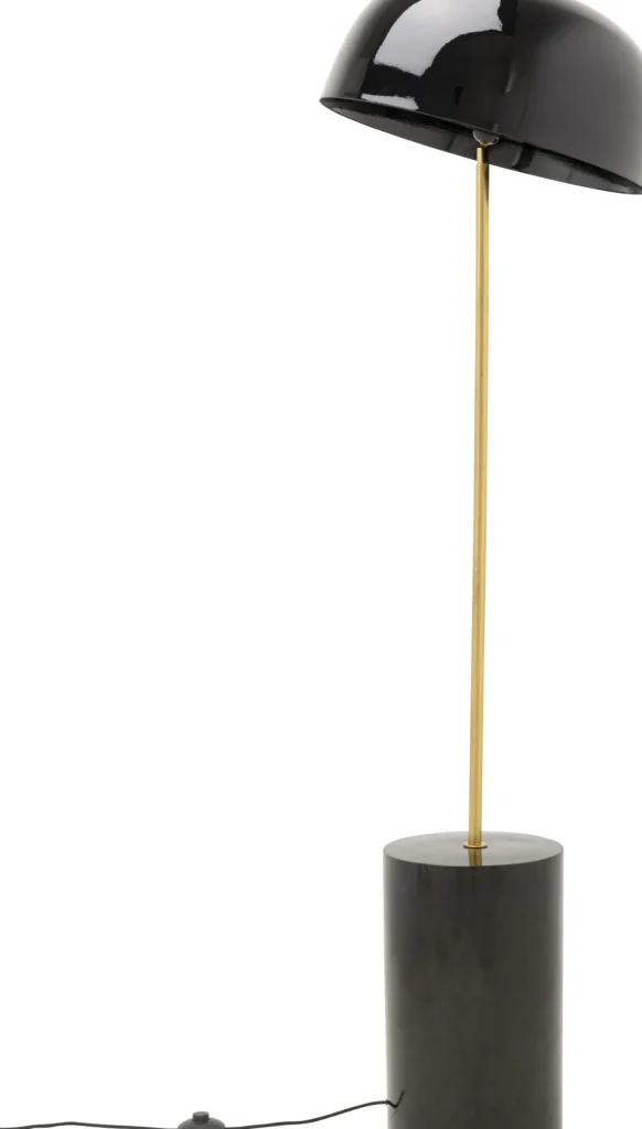 Lampada da terra Loungy Nera 160 cm - KARE