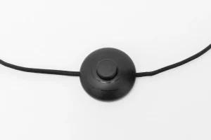 Lampada da terra Loungy Nera 160 cm - KARE