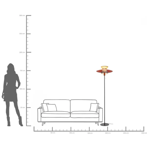 Lampada da terra Riva 160cm - KARE