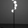 Lampada da terra Scala Balls nero 160cm - KARE