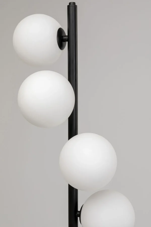 Lampada da terra Scala Balls nero 160cm - KARE