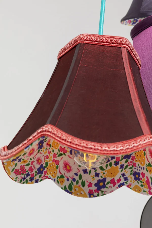Lampadario a sospensione di design dallo stile liberty - Saloon Flowers 9 luci - KARE