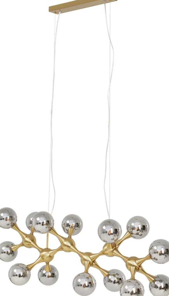 Lampadario Atomic Balls ottone 190cm - KARE