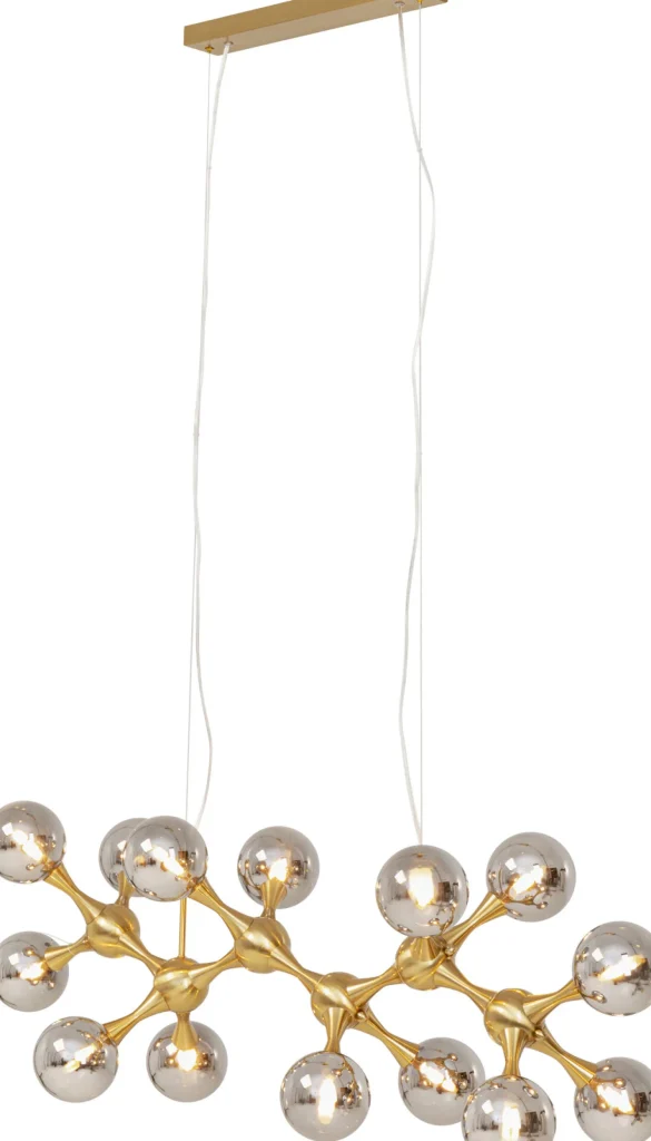 Lampadario Atomic Balls ottone 190cm - KARE