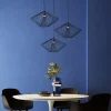 Lampadario dal design moderno in acciaio - Modo Wire Round Black - KARE