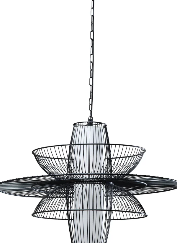 Lampadario dal design moderno in acciaio - Cappello Opposto - KARE