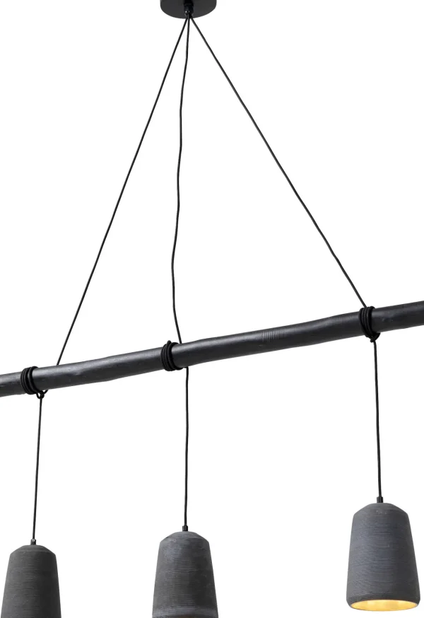 Lampadario Dining Concrete Nero Tre - KARE